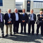 Reunión del Consejo Asesor Internacional del CEI. Juan Antonio Melero, Alfredo Aguilar, Celio Cavalcante, Felipe Fernández, Guillermo Calleja y Santiago Romo. Abril de 2015