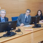 Presentación en la URJC de la Tercera Convocatoria INSPIRE. Ponentes:  Bernardo del Amo, Juan Antonio Melero, Pilar Lafuente