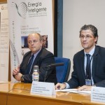 Curso URJC "Smart Cities".Vicerrector Juan Antonio Melero y Director del Curso Julio Ramiro Bargueño. Noviembre 2014.