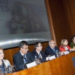 Participación del CEI en la Conferencia Red Otri. Primer Plano: Vicerrectora Maria Luisa Marína y Secretario General de Universidades: Juan María Vazquez; Fernanado Galván Reula. Junio 2015.